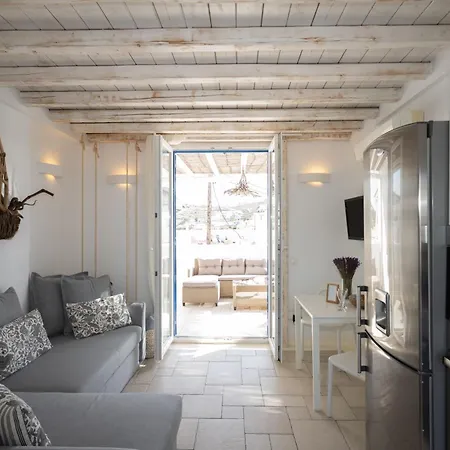 Blue, White And Grey Alojamento de Acomodação e Pequeno-almoço Ornos (Mykonos)