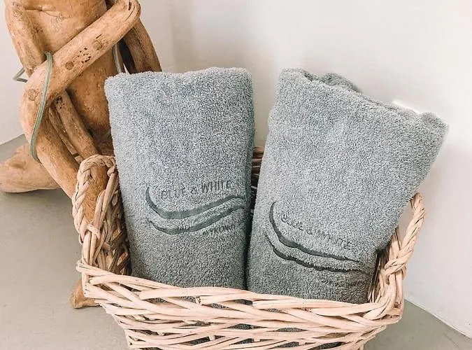 Couette-café Blue, White And Grey